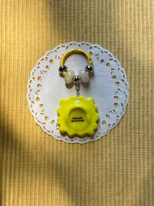 "filled with good things" Bag Charm